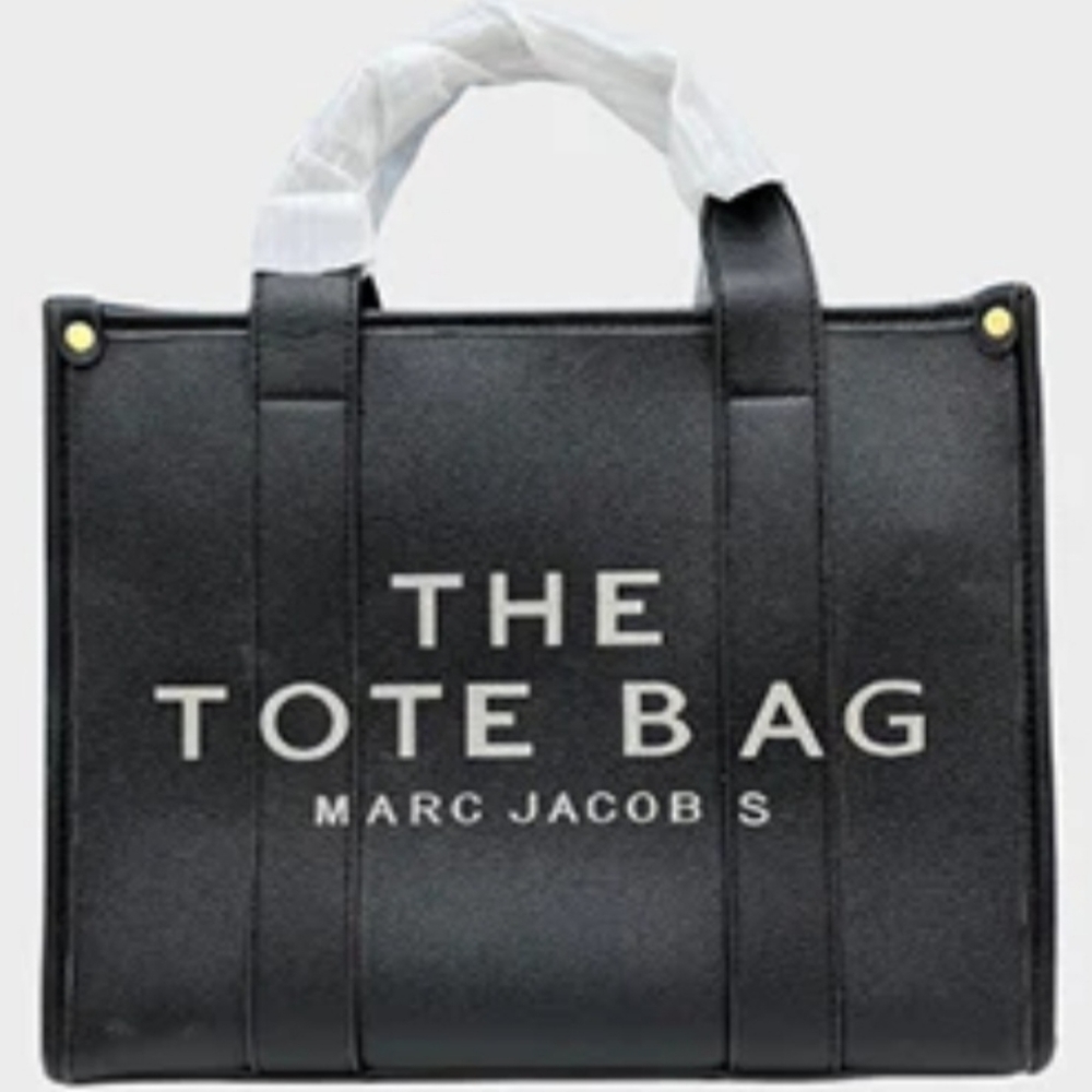 Leather Marc Jacobs Black and White Tote Bag Mini - Picture 3 of 11